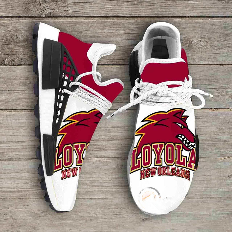 Loyola New Orleans Wolfpack Ncaa NMD Human Shoes