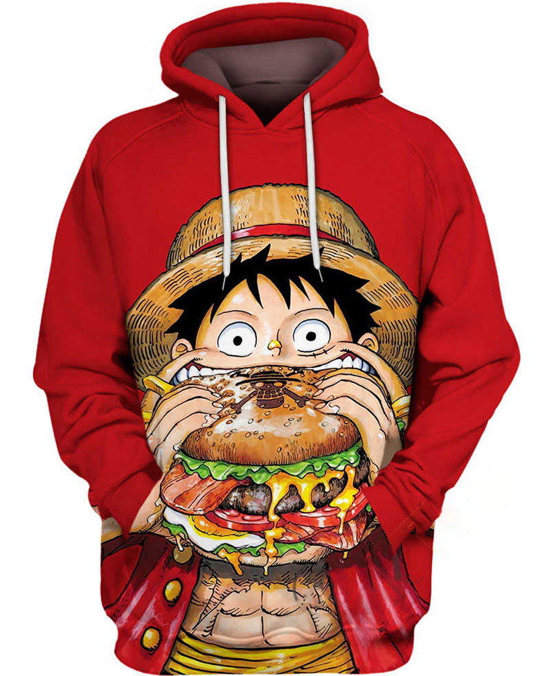 Luffy Gluttony Hoodie 3D