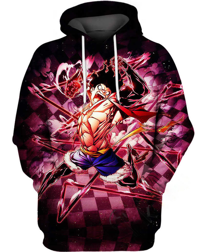 Luffy Snakeman Hoodie 3D