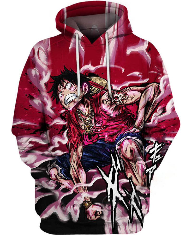Luffy Strongest Mind Hoodie 3D