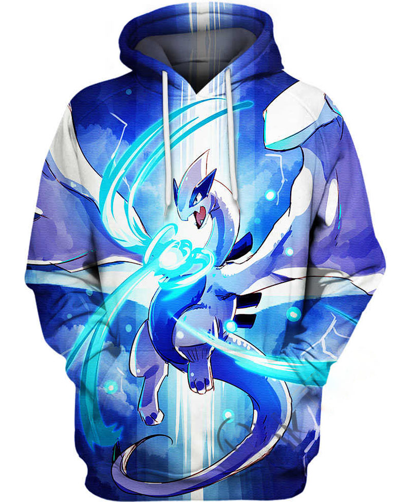 Lugia Flying Hoodie 3D
