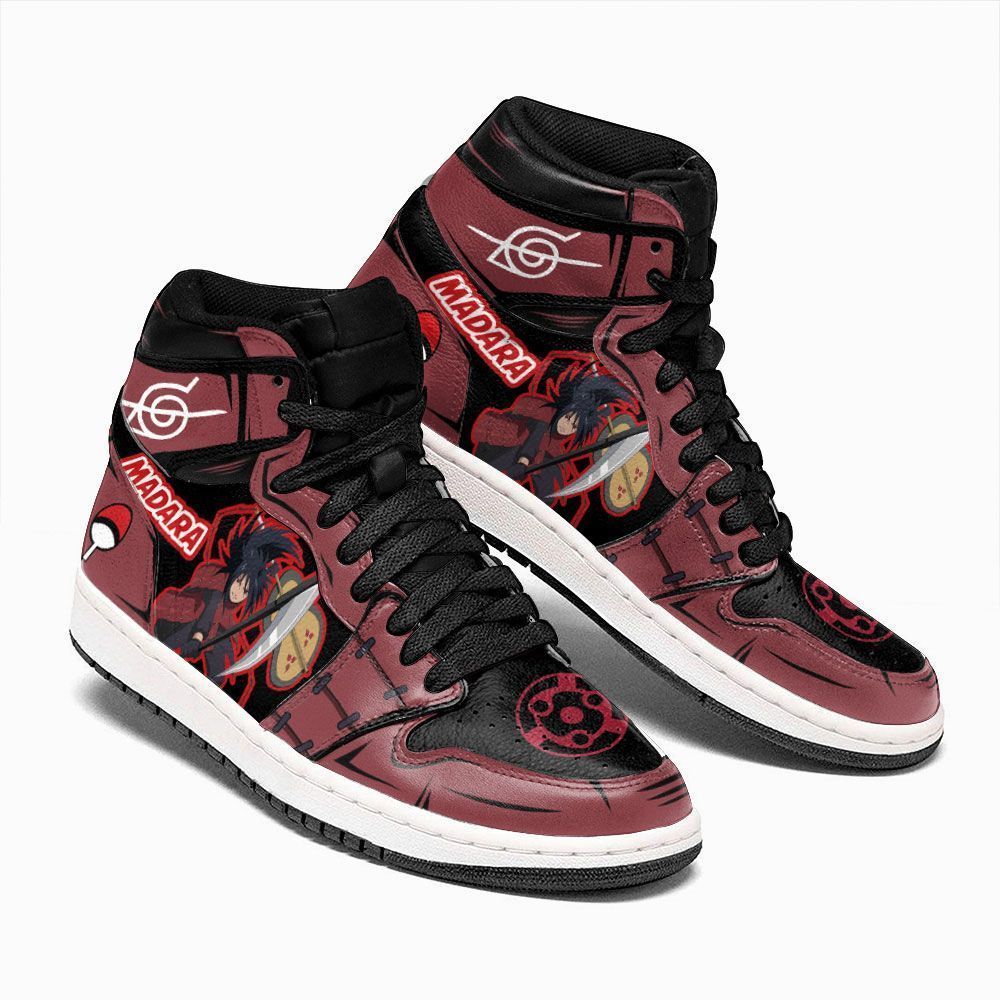 Madara Fighting Naruto Custom Anime Air Jordan Shoes