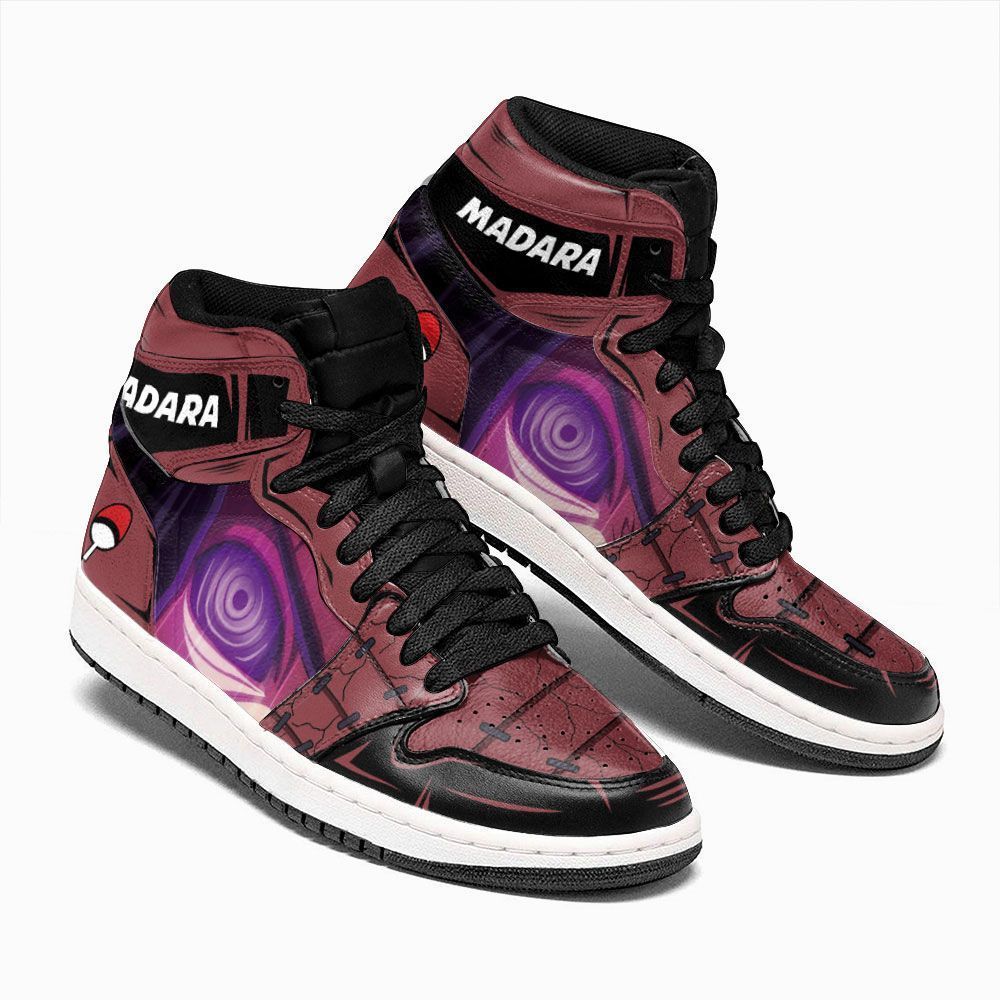 Madara Rinnegan Eye Naruto Custom Anime Air Jordan Shoes