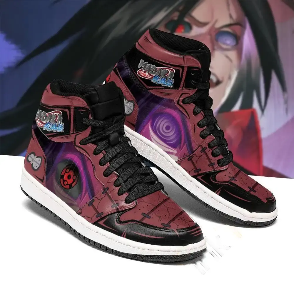 Madara Rinnegan & Mangekyou High Top Anime Amazon Air Jordan Shoes