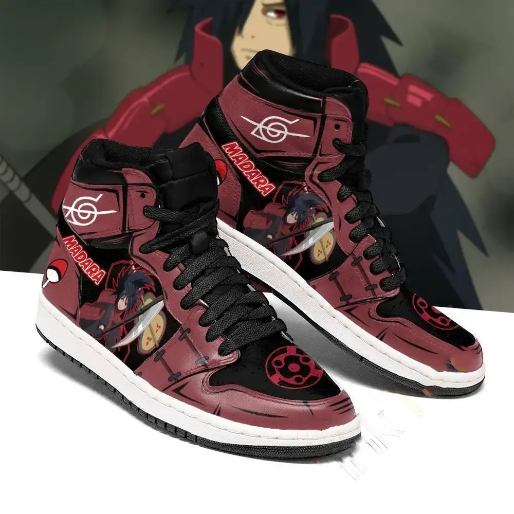 Madara Uchiha Fighting Naruto Anime Amazon Air Jordan Shoes