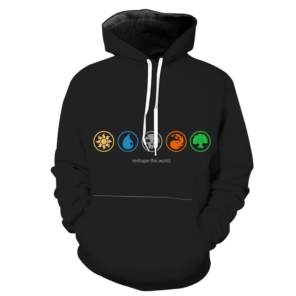Magic The Gathering Reshape The World Color Hoodie 3D