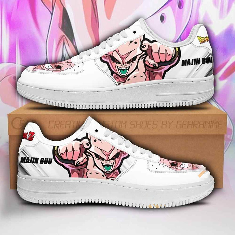 Majin Buu Custom Dragon Ball Z Anime Nike Air Force Shoes