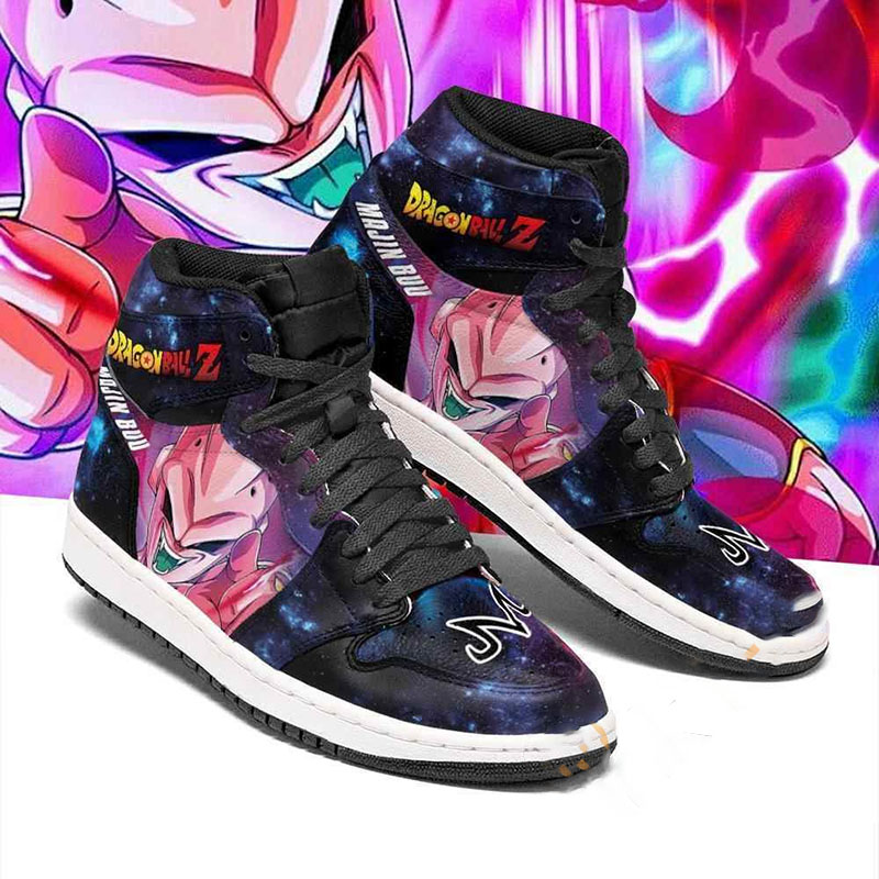 Majin Buu Galaxy Dragon Ball Z Sneakers Anime Air Jordan Shoes
