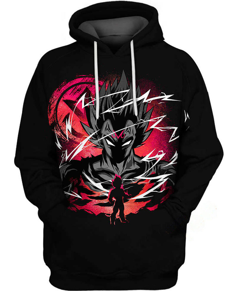Majin Vegeta Dragon Ball Hoodie 3D