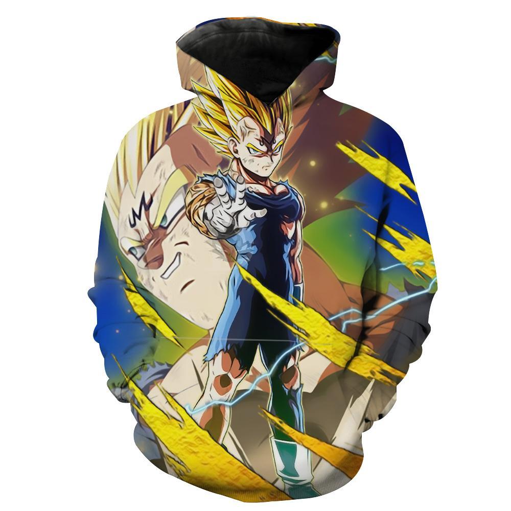 Majin Vegeta Dragon Ball Z Majin Vegeta Hoodie 3D