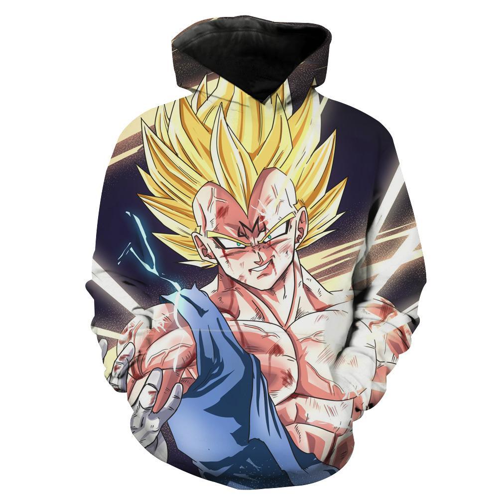 Majin Vegeta Final Explosion Vegeta Dragon Ball Z Hoodie 3D