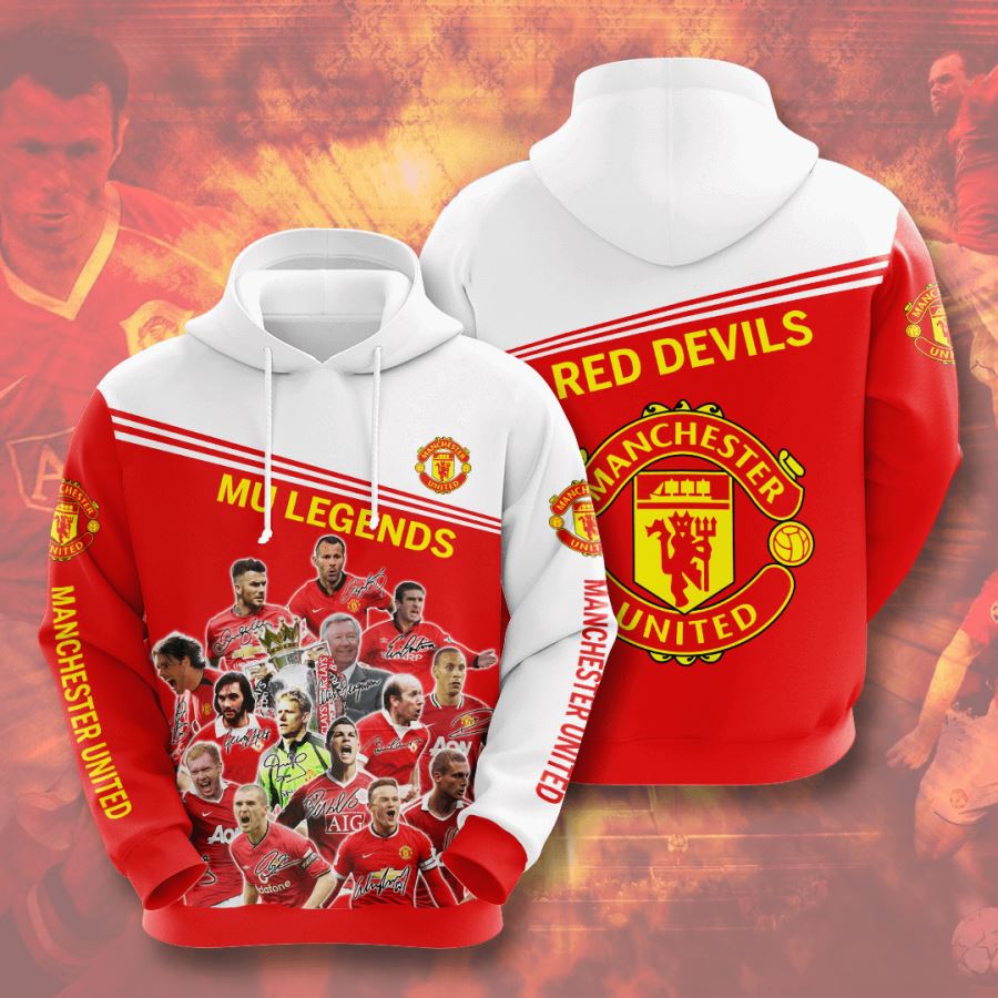 Manchester United Custom Hoodie 3D