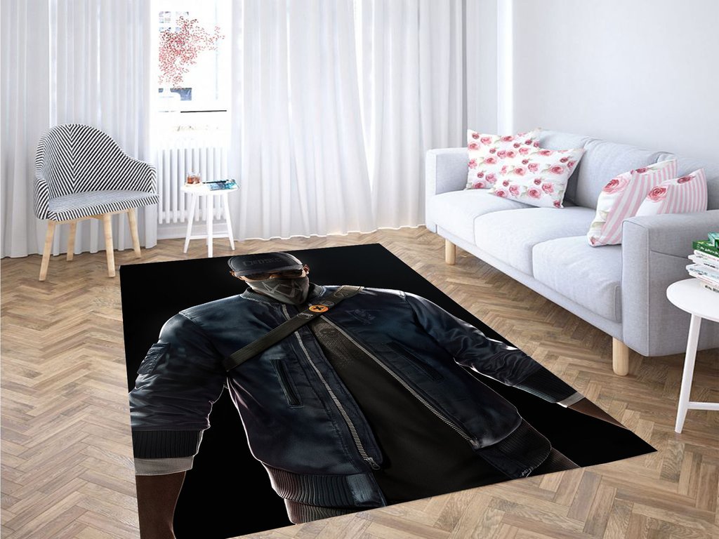 Marcus Watch Dog Living Room Modern Carpet Rug