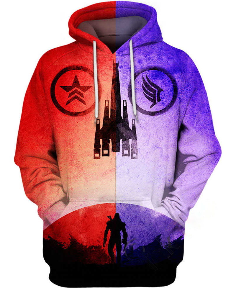 Mass Effect Hoodie 3D