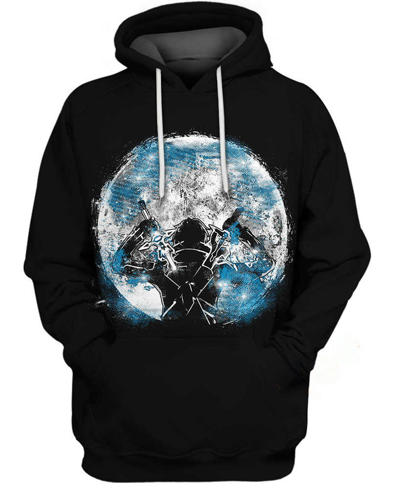 Master Dual Swordsman Kirito Hoodie 3D