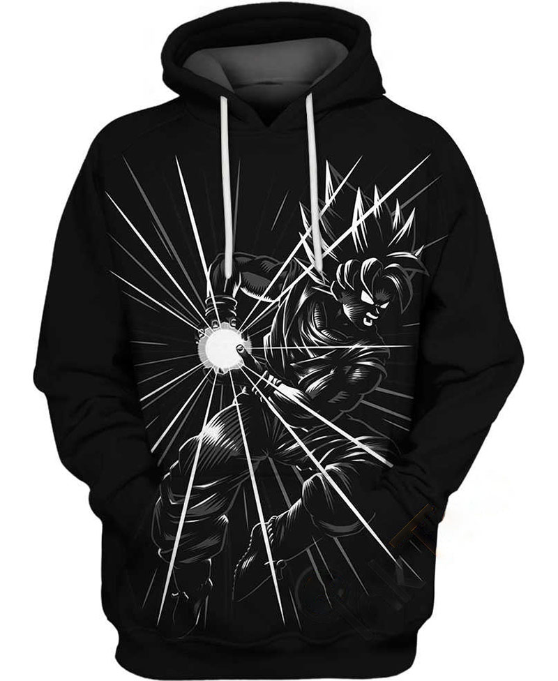 Maximum Attack Son Goku Hoodie 3D