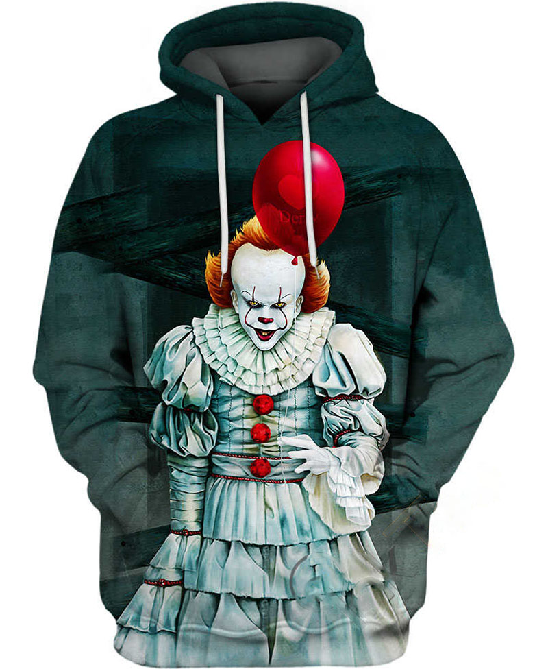 Meet Wrinkles The Clown Hoodie 3D