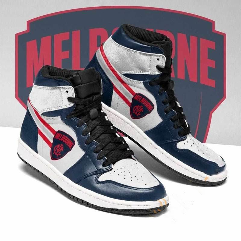 Melbourne Football Club Afl Football Custom Air Jordan Shoes