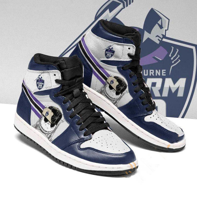 Melbourne Storm Custom Sneaker Air Jordan Shoes