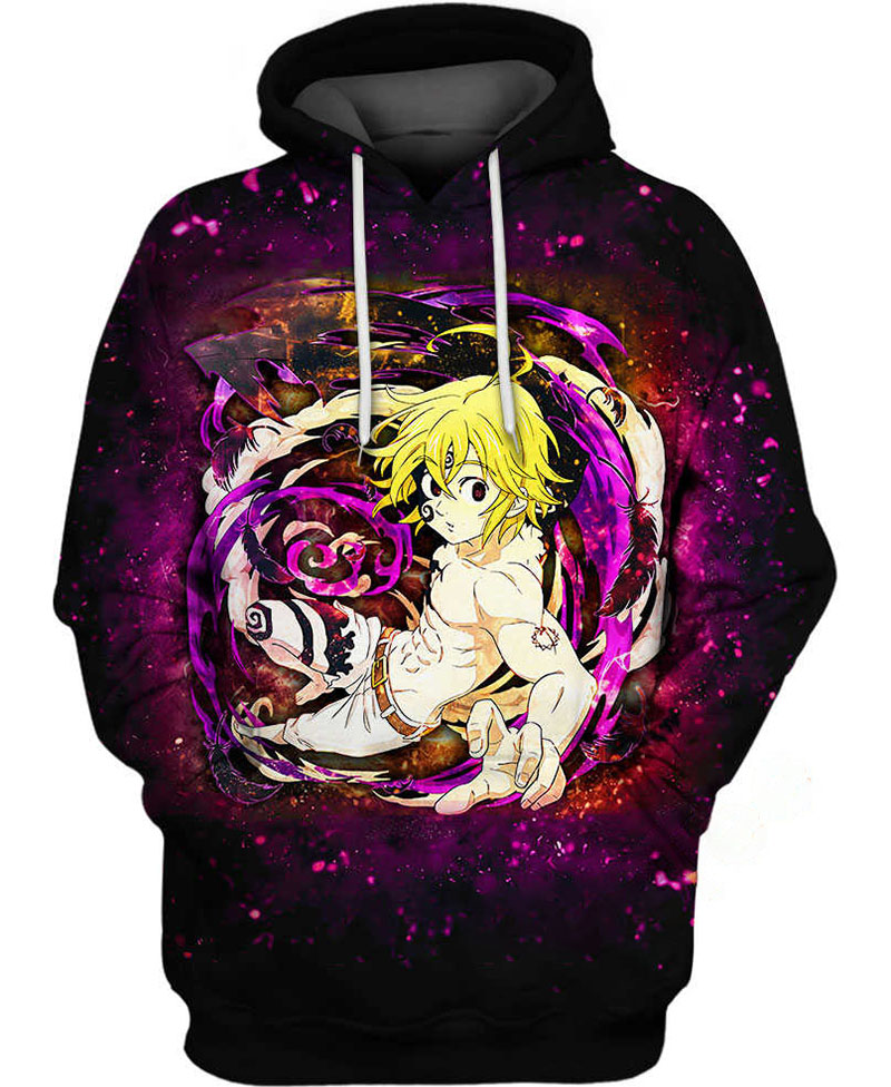 Meliodas Purple Hoodie 3D