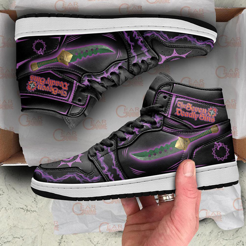 Meliodas Sword Sneakers Seven Deadly Sins Anime Air Jordan Shoes