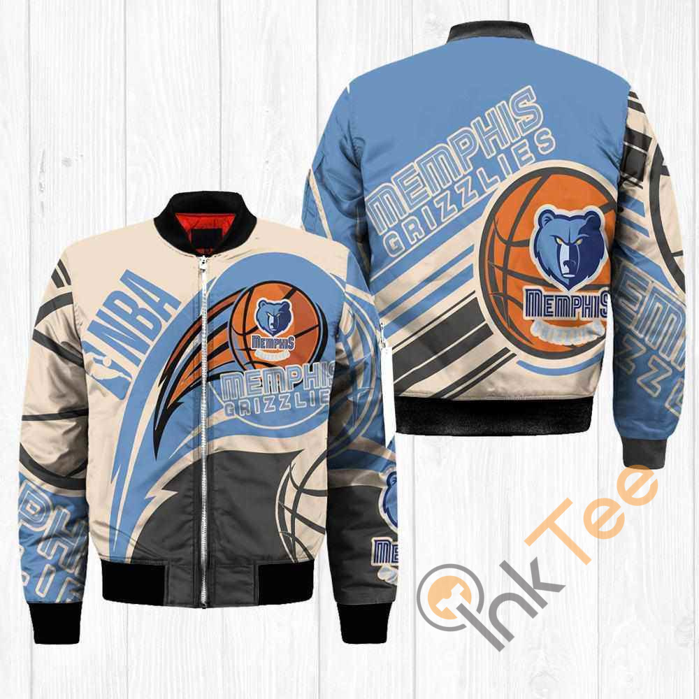 Memphis Grizzlies NBA Balls Apparel Best Christmas Gift For Fans Bomber Jacket