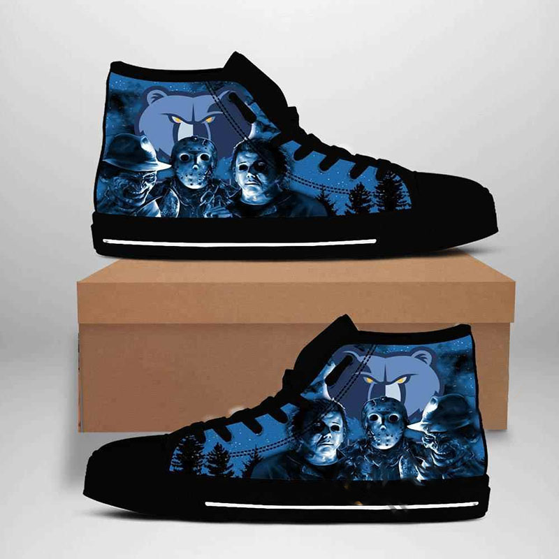 Memphis Grizzlies Nba Basketball High Top Shoes