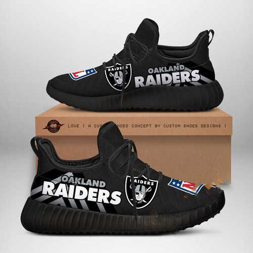 Mens Oakland Raiders Football Customize Yeezy Boost