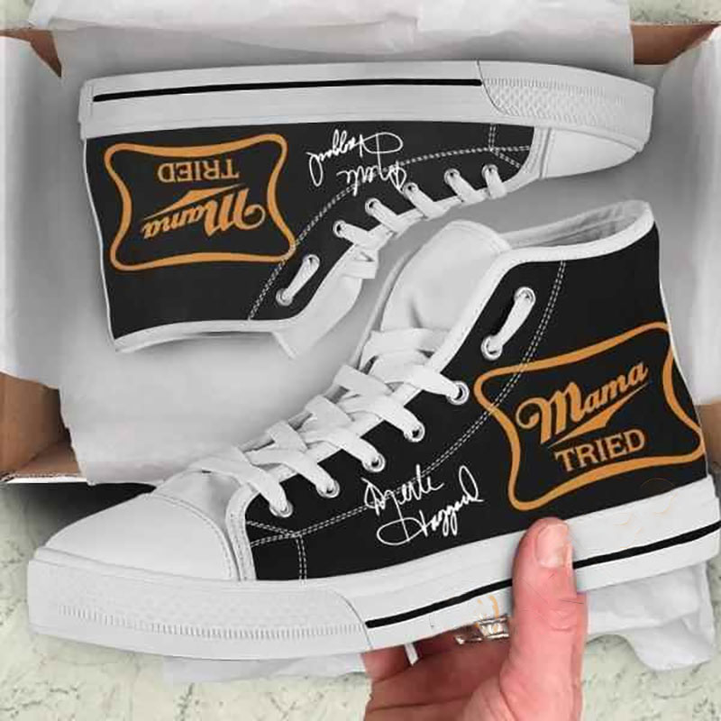 Merle Haggard Mama Tried High Top Shoes