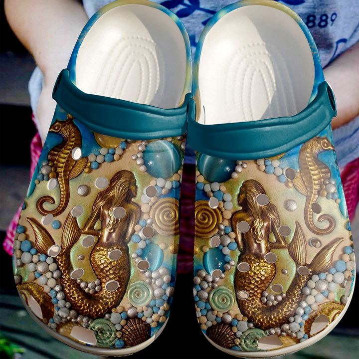 Mermaid And A Friend Crocs Clog Shoes