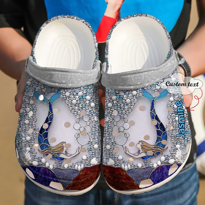 Mermaid Personalized Stunning Crocs Clog Shoes