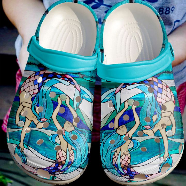 Mermaid Sisters Crocs Clog Shoes