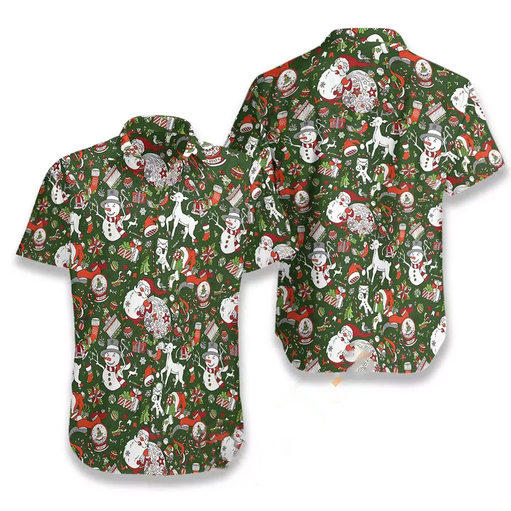 Merry Christmas Pattern Hawaiian shirts