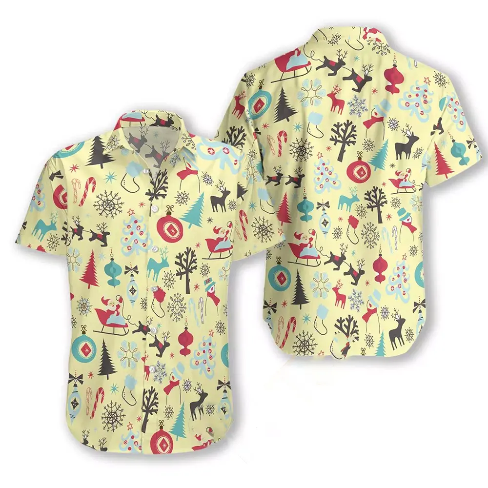 Merry Christmas Pattern Hawaiian shirts