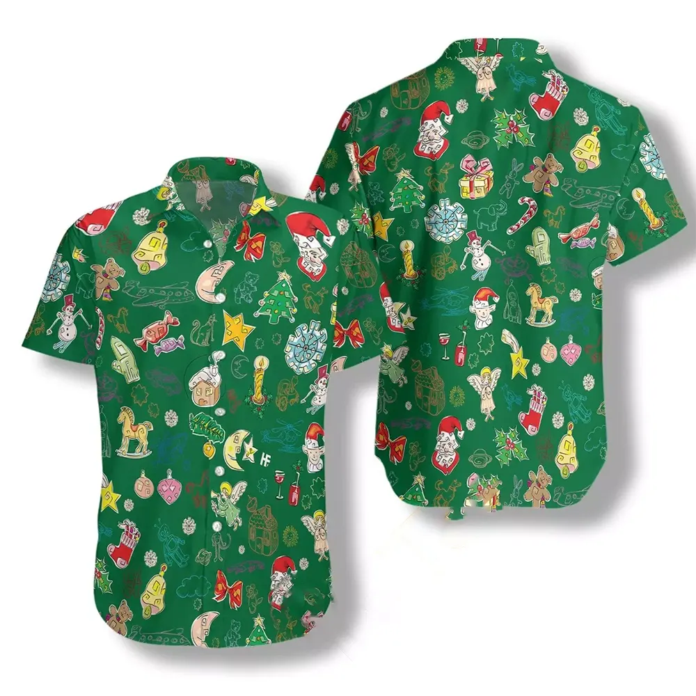 Merry Christmas Pattern Hawaiian shirts