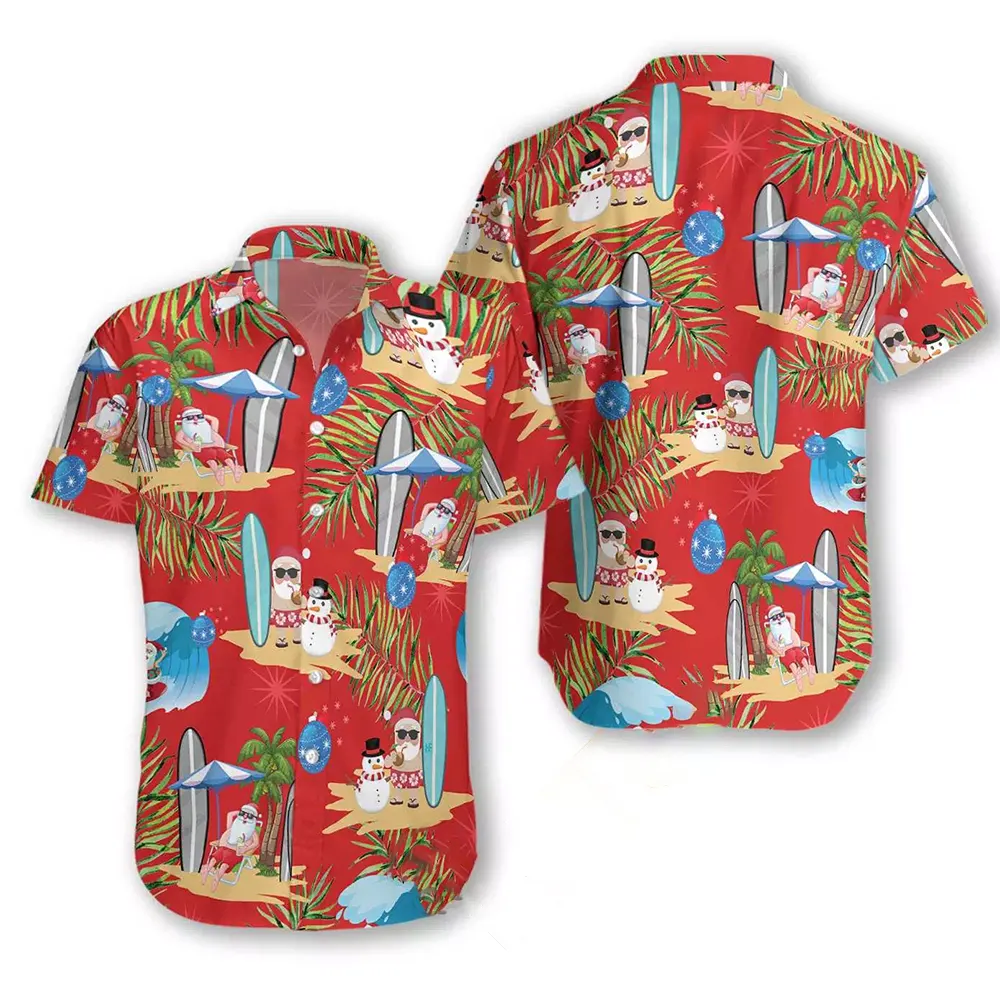 Merry Christmas Santa Claus Hawaiian shirts