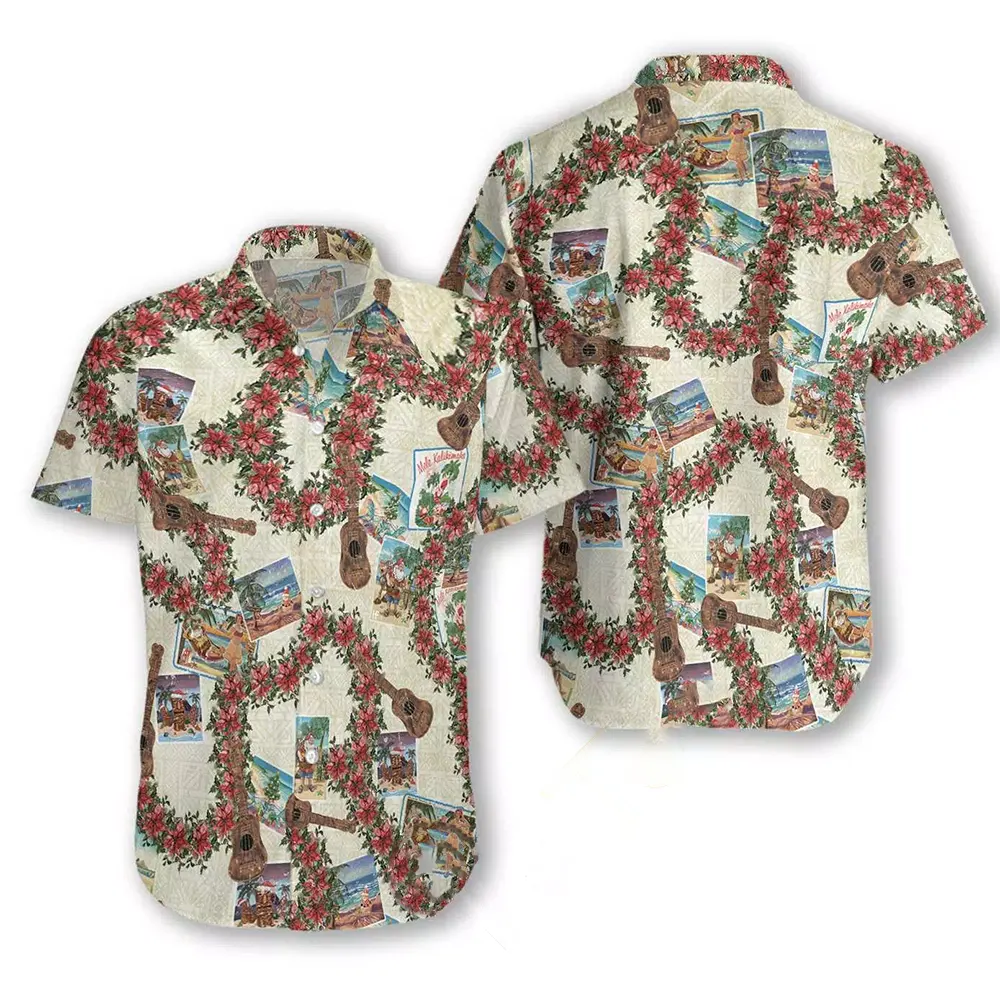 Merry Christmas Santa Claus Hawaiian shirts