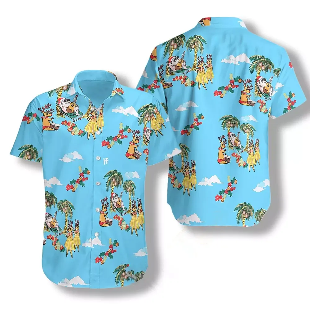 Merry Christmas Santa Claus Hawaiian shirts