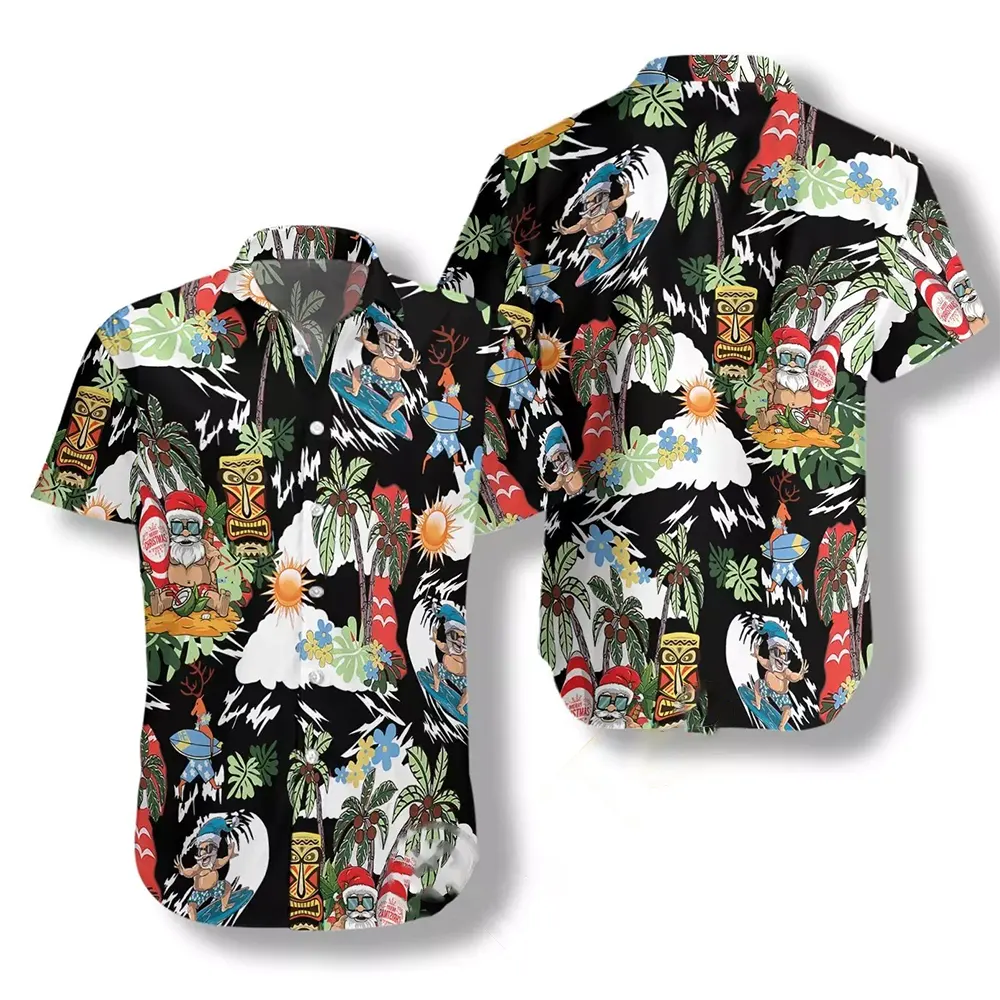 Merry Christmas Santa Claus Hawaiian shirts