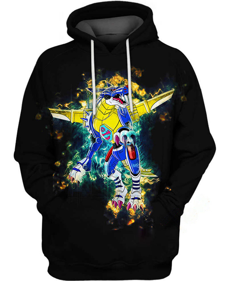 Metalgarurumon Hoodie 3D