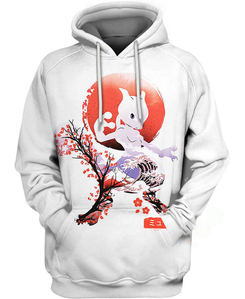Mewtwo Psychic Ninja Hoodie 3D