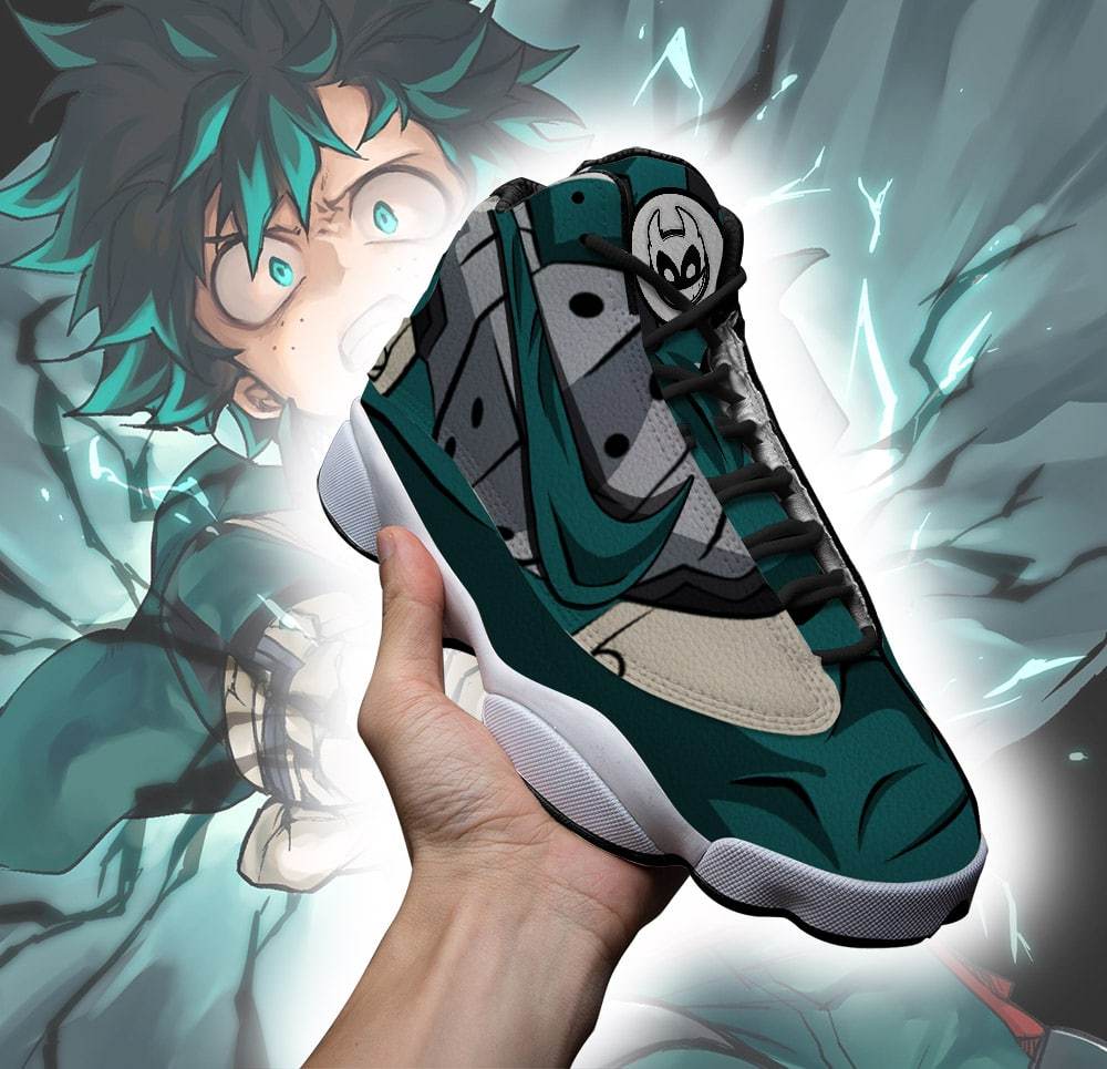 Mha Deku My Hero Academia Anime Air Jordan Shoes