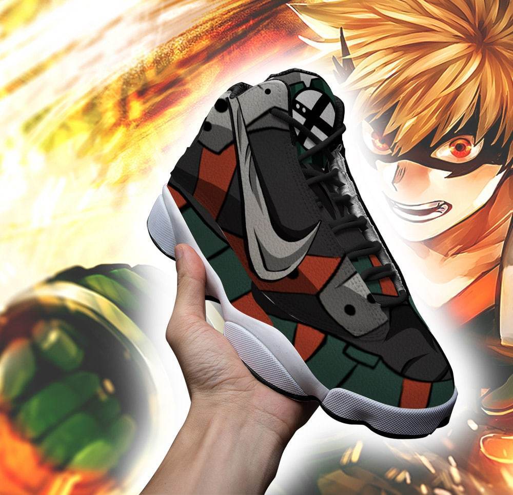 Mha Kacchan My Hero Academia Anime Air Jordan Shoes