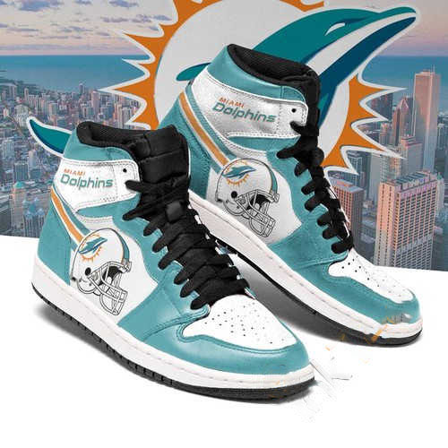 Miami Dolphins Custom Air Jordan Shoes