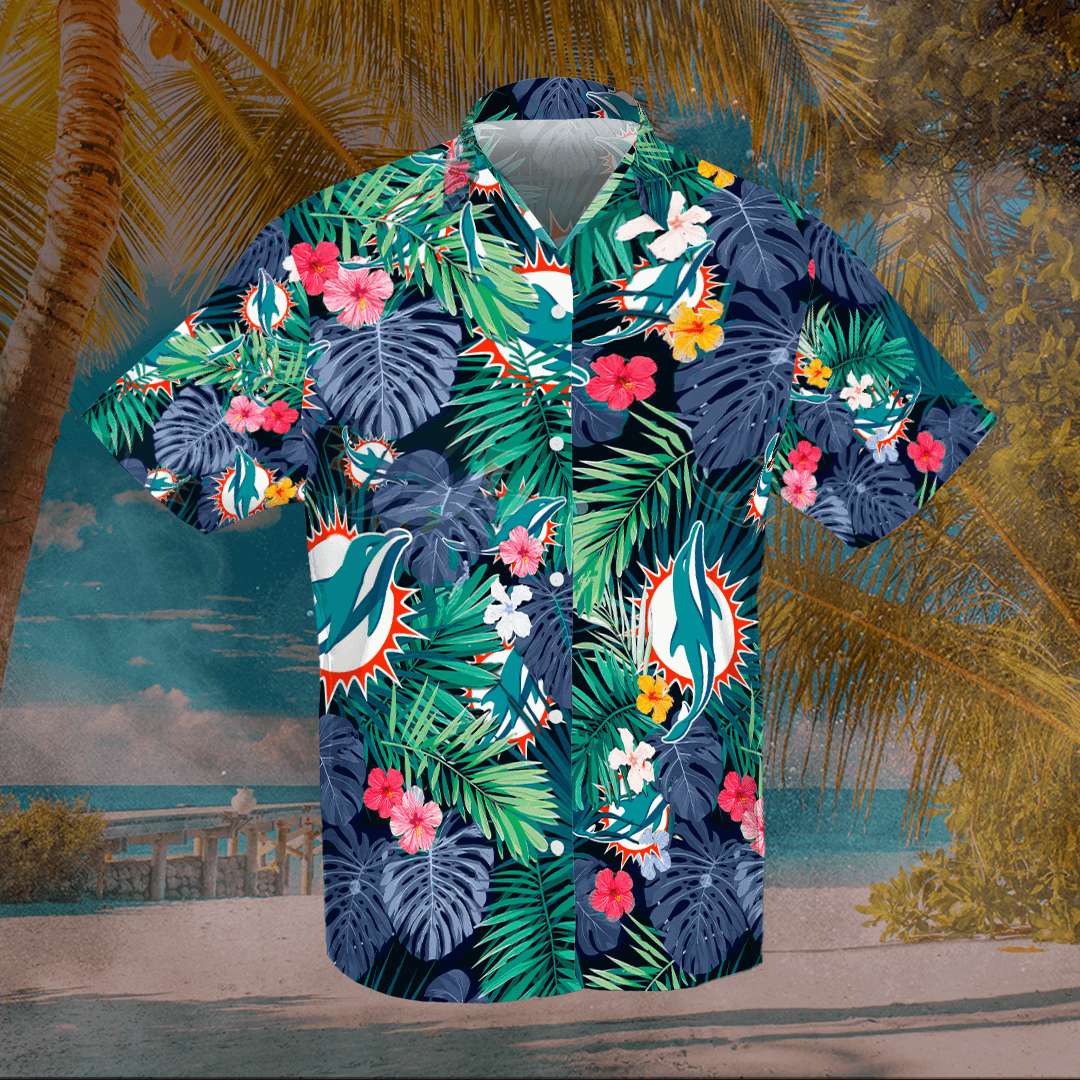Miami Dolphins Custom Hawaiian shirts