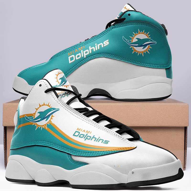 Miami Dolphins Logo Air Jordan Shoes
