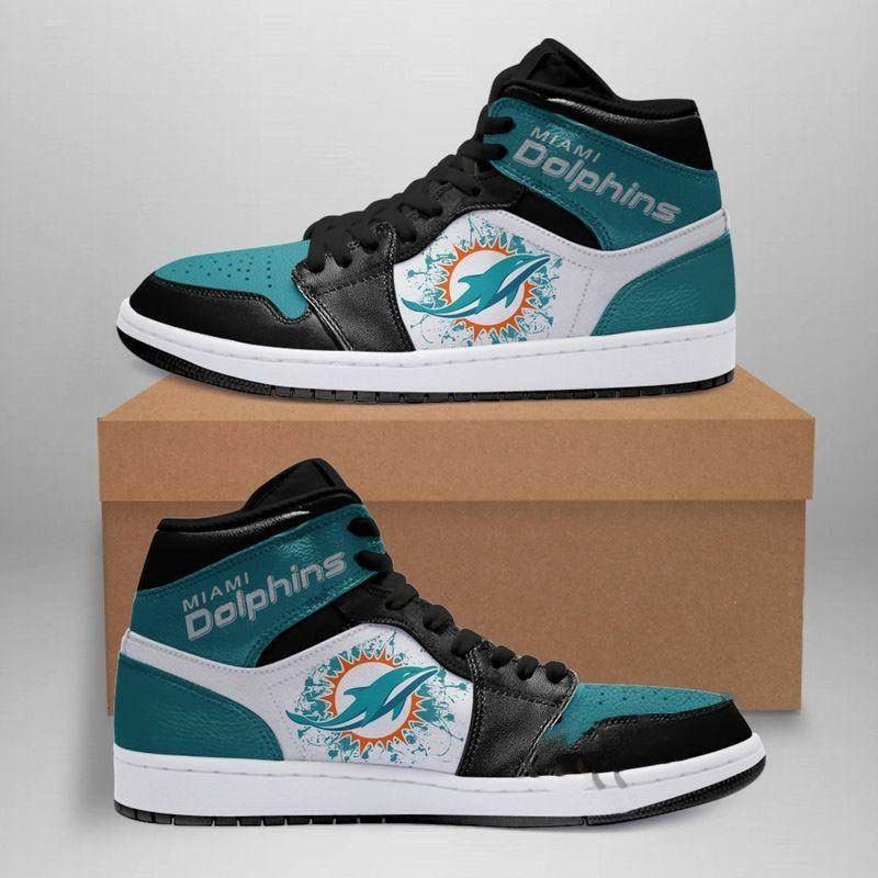 Miami Dolphins Mlb Custom Air Jordan Shoes