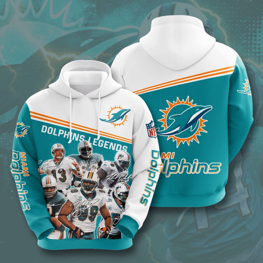 Miami Dolphins Custom Hoodie 3D