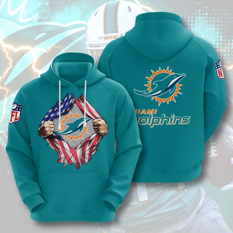 Miami Dolphins Custom Hoodie 3D