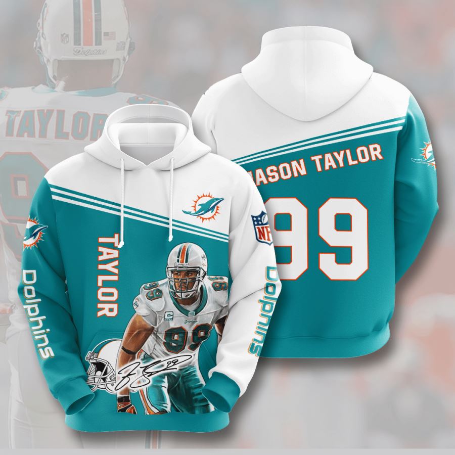 Miami Dolphins Custom Hoodie 3D